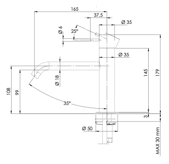 Смеситель для раковины Daniel Tokyo TK606XNDP золото брашированное