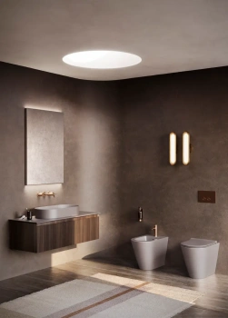 Раковина 70×35 h12 Catalano Zero накладная Cemento satinato 0122700023