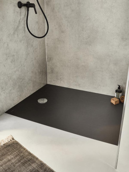 Душевой поддон Jacob Delafon Tolbiac 100x100 E6D328RU-NGM, черный матовый черный