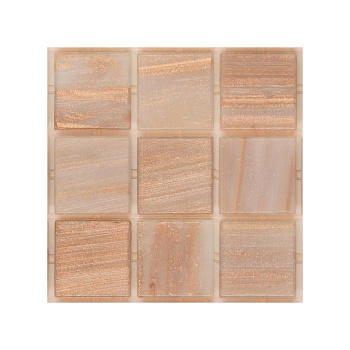 Стеклянная мозаика с авантюрином тон на бумаге Trend Brillante Opale 220 1 Luc 2x2