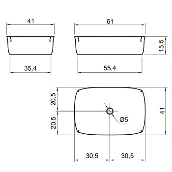 Раковина Antonio Lupi Bloom 40х60.2, без отв., белый А0002423594