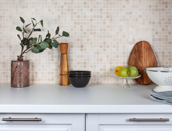 Мозаика натуральный мрамор Starmosaic Classic 20x20 Crema Marfil Polished (jmst033) 305x305x4 шт