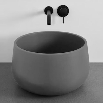 Раковина накладная Cielo Le Bacinelle BATA CM 45 см серый