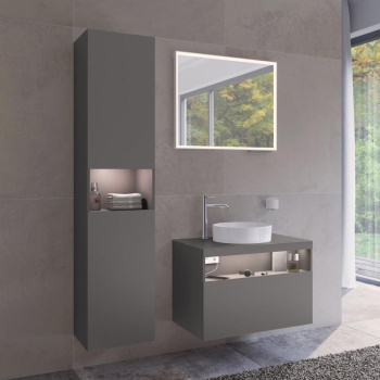 Шкаф-пенал Keuco Stageline 40 32831290102 инокс матовый