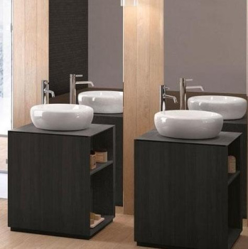 Раковина накладная Cielo Fluid FLLA45 CM 45 см серый