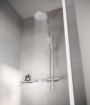 Душевая система с термостатом Keuco Plan Blue 53926012321 хром