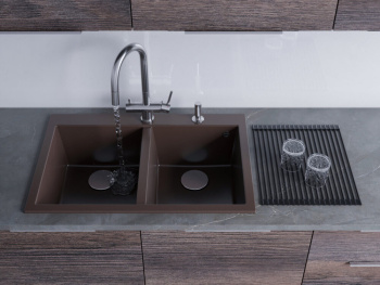 Мойка кухонная Omoikiri Bosen 80-2-BE ваниль 4993837