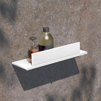 Полочка для душа Keuco Aveno 14659510000 с стеклоочистителем, белый матовый