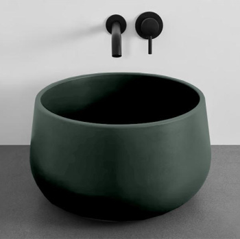 Раковина накладная Cielo Le Bacinelle BATA MU 45 см зеленый