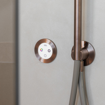 Кнопка включения для светодиодной хромотерапии CEA Design BOT 01 S сталь