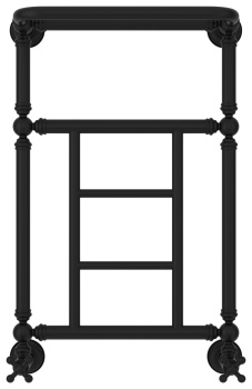 Полотенцесушитель водяной Сунержа Ренессанс 1452 660x400 31-0282-6640 матовый черный