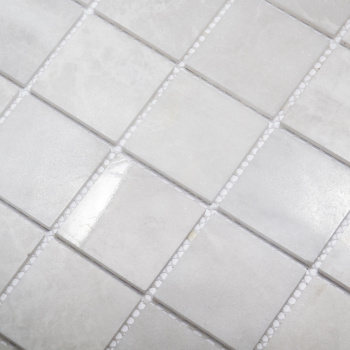 Мозаика натуральный мрамор Starmosaic Classic 48x48 White Polished (jmst058) 305x305x4 шт