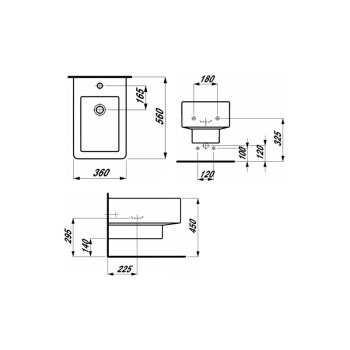 Подвесное биде Laufen Living 8.3043.2.000.302.1