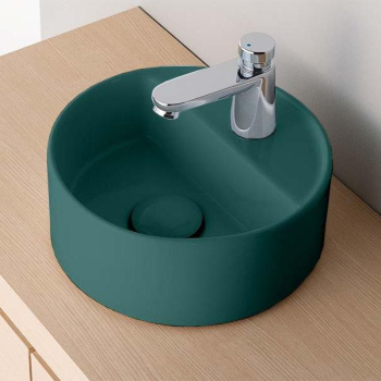 Раковина накладная Cielo Les Petites LPLATSF SM 28 см зеленый