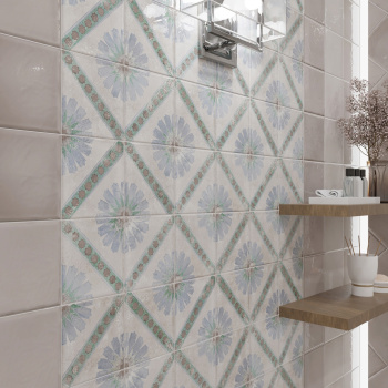 Керамическая плитка Eletto Ceramica Mate Decor Zellige 15x15 см 00-00108863