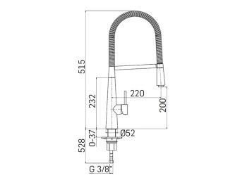 Смеситель для кухни Mamoli PROGRAMMA CUCINA 7240M000000F