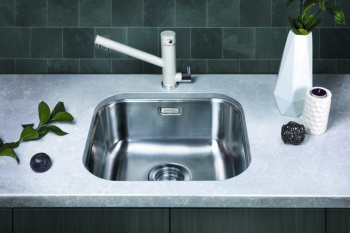 Мойка кухонная Omoikiri Omi 44-U/IF-IN Quadro нержавеющая сталь 4993494