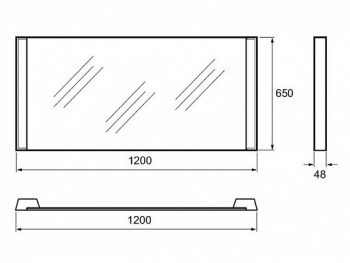 Зеркало Jacob Delafon Reve EB577-NF
