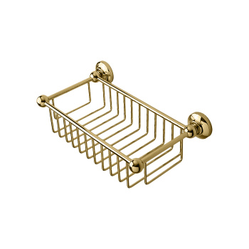 3SC New England Полочка-решетка 31х17х9см., подвесная, цвет: Oro 24Kt Lucido NE2GBGD