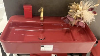 Раковина Simas HOP 100х50см с 1 отв под смеситель, цвет Rubino HOP100 Rubino