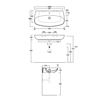 Раковина накладная Simas Vignoni VI12bi*1 белый