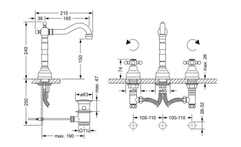 Смеситель для раковины Jorger Delphi 109.30.300.000 хром