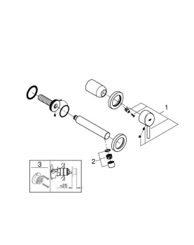 Смеситель для раковины Grohe Concetto 19575001 хром