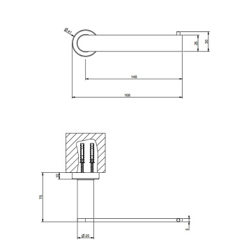 Настенный держатель для туалетной бумаги Gessi Emporio Emporio Accessories 38849.031 chrome