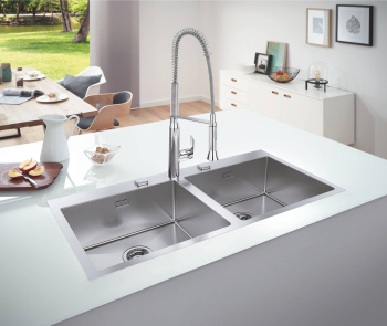 Мойка GROHE K800, нержавеющая сталь 31585SD1