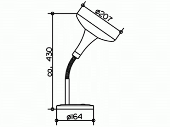 Косметическое зеркало Keuco Elegance 21 17677019000 хром