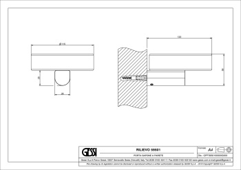 Мыльница Gessi Rilievo 59501.031 Chrome