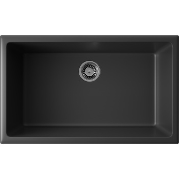 Мойка кухонная Omoikiri Okinoshima 76-U/I-BL черная 4997146