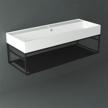 Тумба под раковину подвесная Simas Agile AGSS121 121x28 см черный