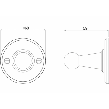 Крючок Burlington A14 CHR хром