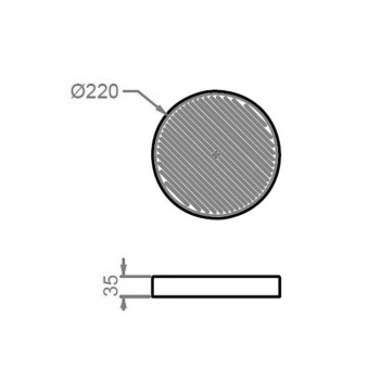 Мыльница Artceram Cartesio 22, настольная, керамическая, шампань глянцевый CAC002 02 00