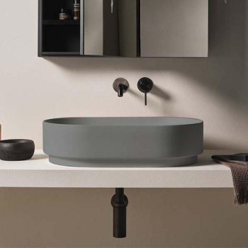 Раковина накладная Cielo Mare MRLAO BR 60 см серый