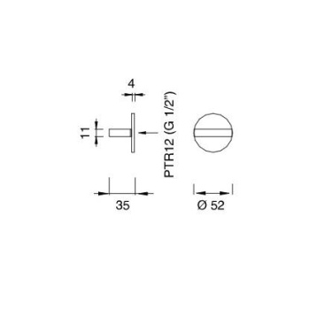 Смеситель для ванны CЕА Design Bar BAR 50 S сталь