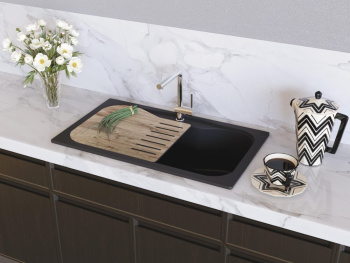 Мойка кухонная Omoikiri Maru 86-DC темный шоколад 4993214