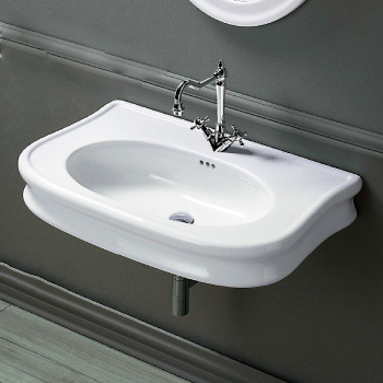 Раковина подвесная Simas Lante LA 11/1 hole 90 см белый