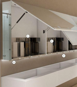 Диспенсер для бумажных полотенец Nofer Mumo листовых 12053.P