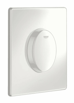 Панель смыва для унитаза GROHE Skate Air вертикальная 1 режим смыва, альпин-белый 38564SH0