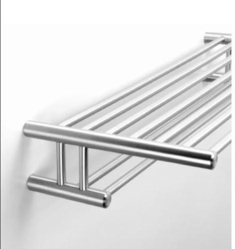 Полка для полотенец Nofer ROMA с дополнительным вешалом матовая 16822.S