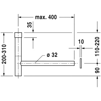 VERO сифон /0050361000/ хром 0050361000