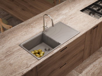 Мойка кухонная Omoikiri Yasugata 100-DC тёмный шоколад 4993848