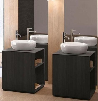 Раковина накладная Cielo Fluid FLLA45 LV 45 см черный