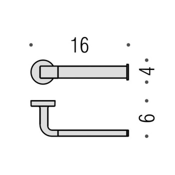Держатель для туалетной бумаги Colombo Nordic хром B5208.CR