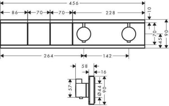 Смеситель для душа Hansgrohe 15380000S хром