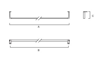 Полотенцедержатель Catalano ZERO Cromo 0161500061