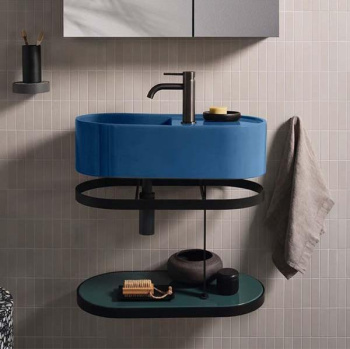 Раковина накладная/подвесная Cielo Les Petites LPLAO60 OL 60 см синий