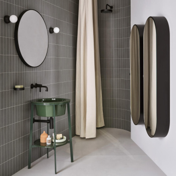 Раковина встраиваемая Cielo I Catini Catino Tondo CALAT PM 50 см серый